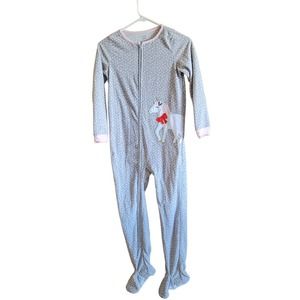 Girls One Piece Footed Zip Up Unicorn Pajamas by Carters Girls Size 10
